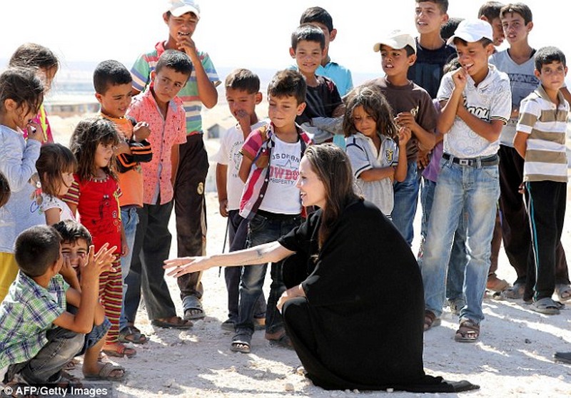 Angelina Jolie Shares Emotional Message During Visit to Jordan Refugee Camps